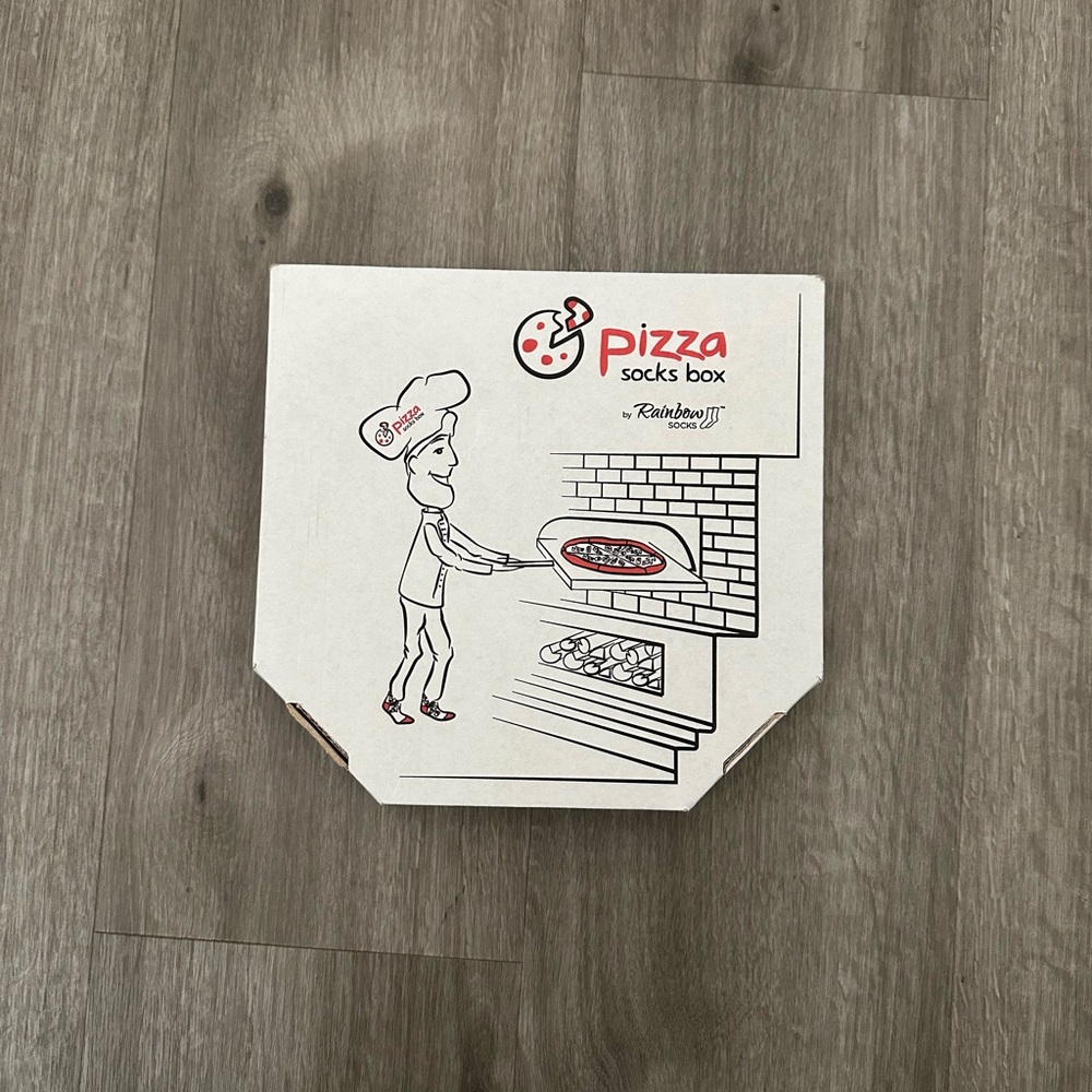 Pizza Socks Box